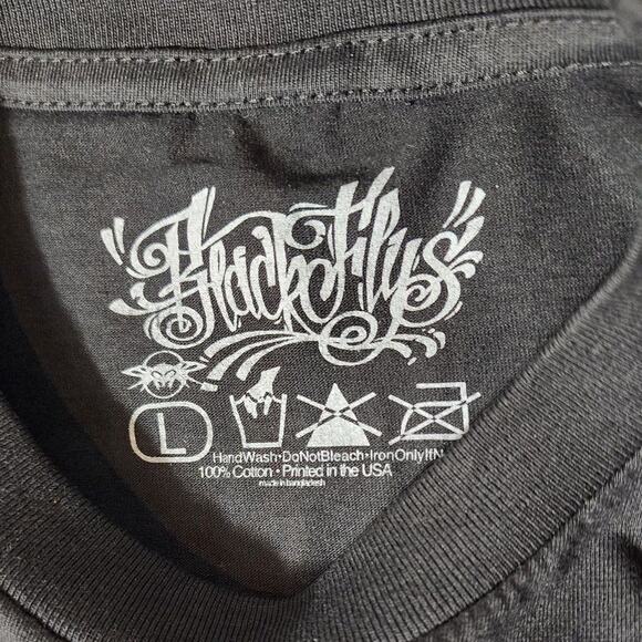 Black Flys Limited Run Graphic Tee Large - Picture 4 of 6